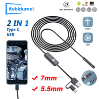 5.5MM Endoscope Camera USB C Security Protection Car Digital Cameras pc Endoscope For iphone XIAOMI Smartphone Fishing Type c