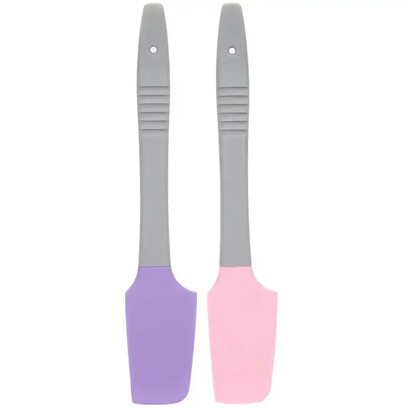 2Pcs Reusable Silicone High Temperature Resistance Wax Applicator Scraper Wax Spatulas Sticks Removal Wax Hair removal Tool