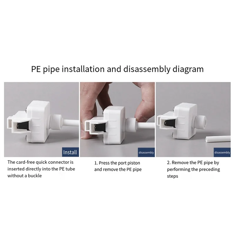 A84G-خزان المياه مفتاح ضغط عالي/منخفض صمام تنفيس 1/4 بوصة خرطوم موصل مرشح المياه لمحرك مضخة التناضح العكسي