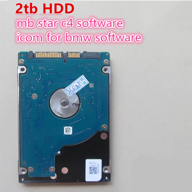 2in1 SSD HDD for Mb Star Diagnostic c5 c4 for Bmw Icom Next Software Hard Disk 2tb Win10