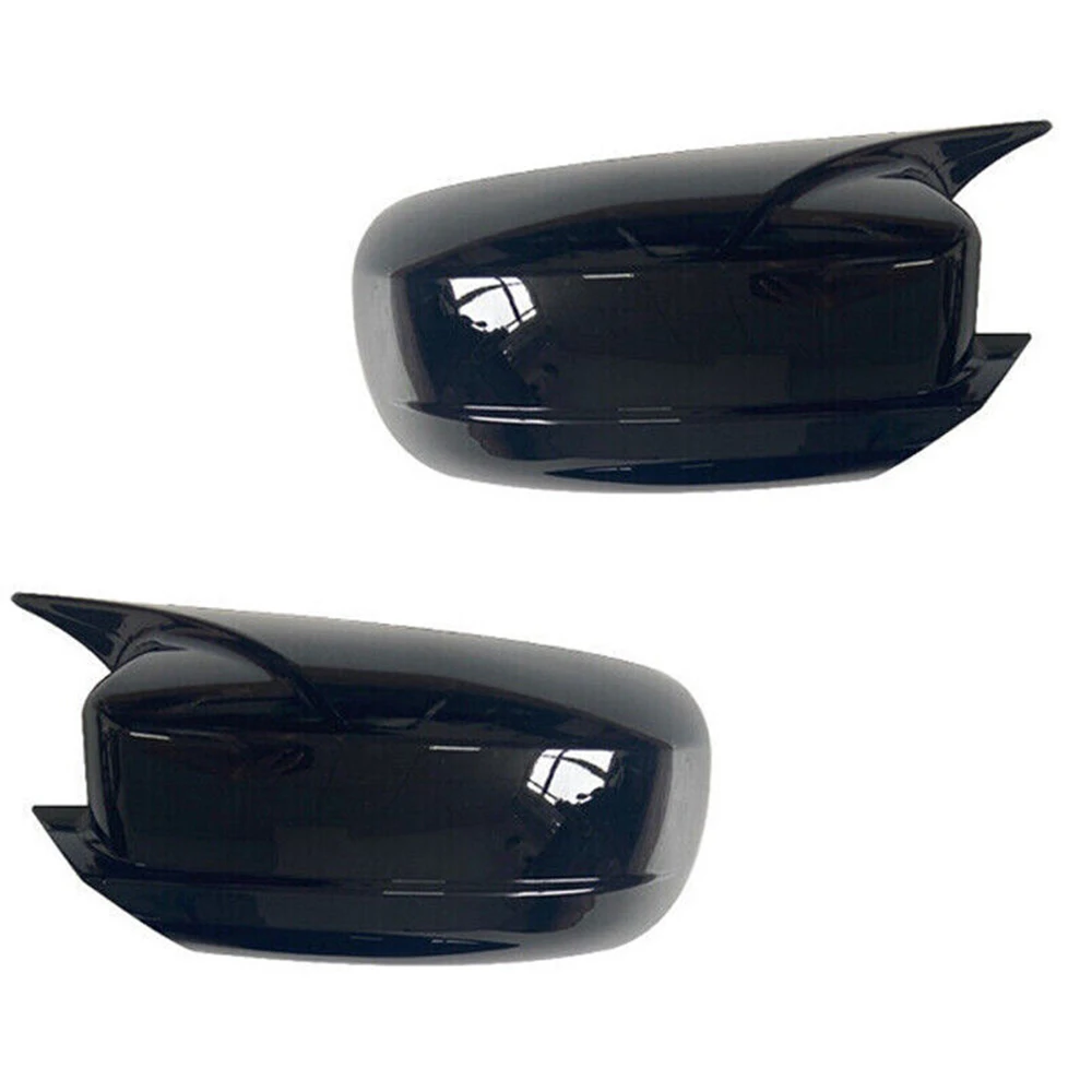 1Pair OX Horn Side Mirror Cover Caps For Dodge Charger SRT RT Chrysler 300 300C 2011-2023 Rearview Mirror Cover Car Accessories