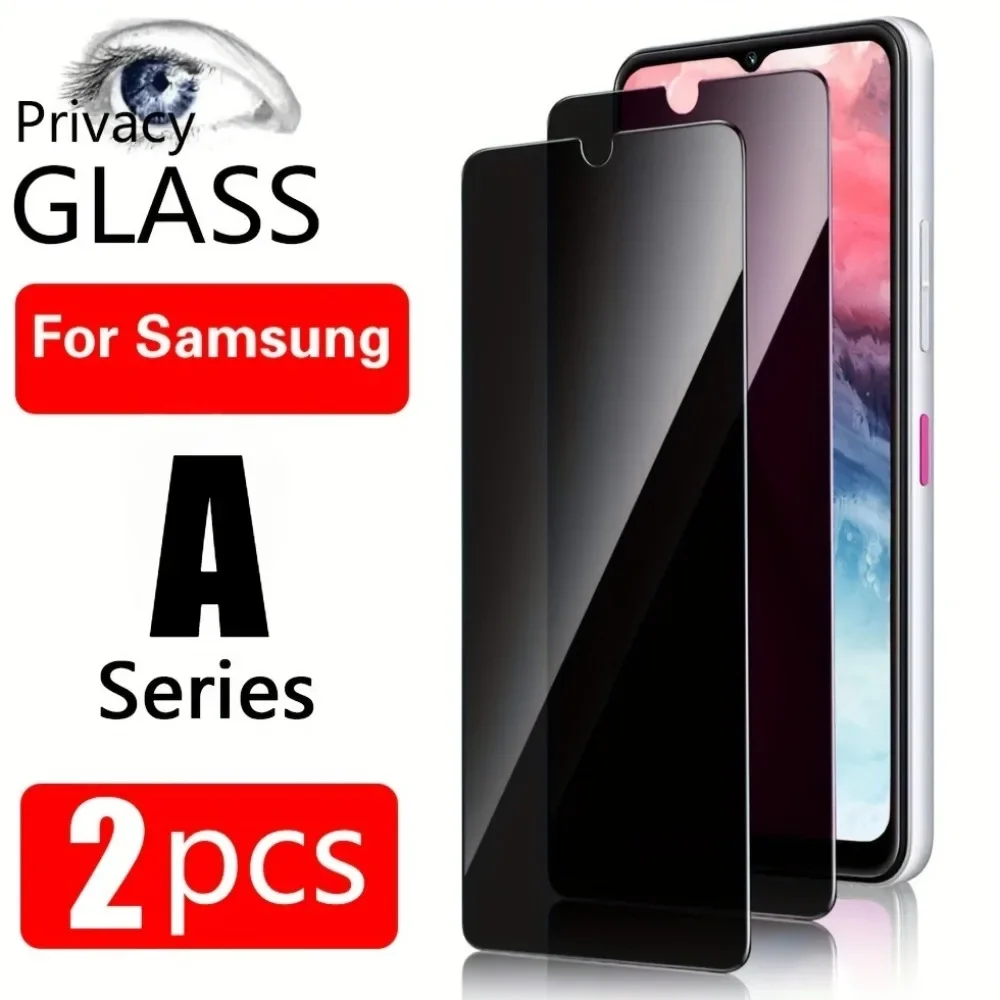 

2 шт. пленка из закаленного стекла для Samsung A15 A16 A26 A25 A36 A52 A56 Защитная пленка для экрана Samsung A55 A35 A32 A23 A14 A73 5G