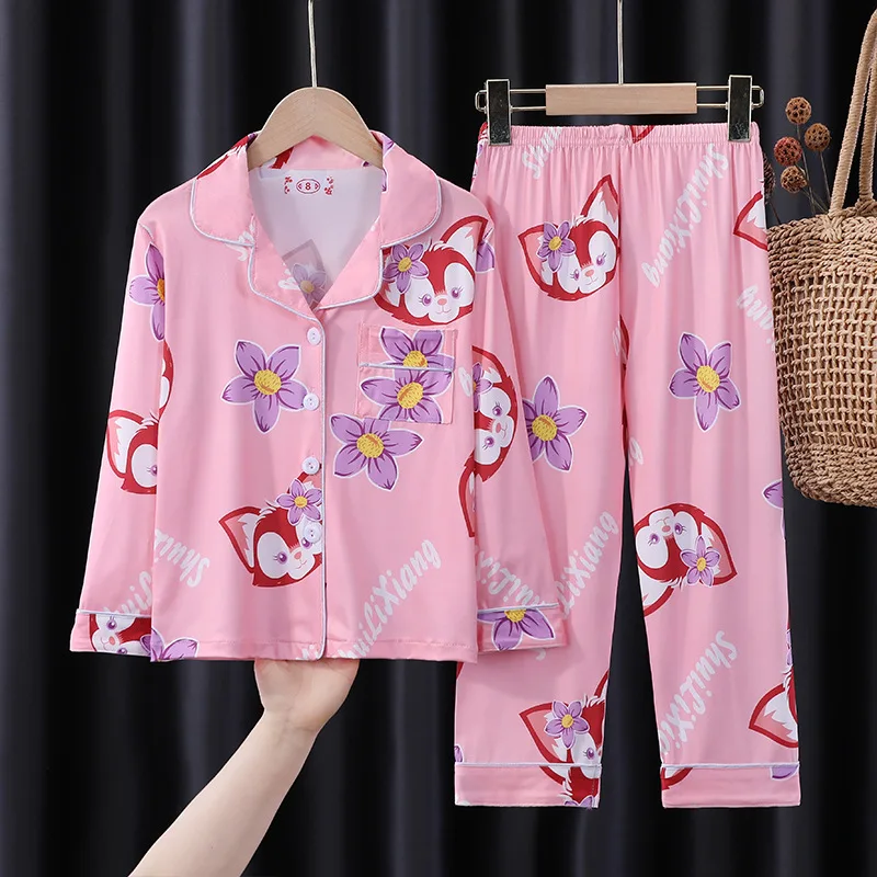 

Boy Pajamas Loungewear Pajama Girl Child House Clothing Kids Sets Sleepwear Robe Children's Mother