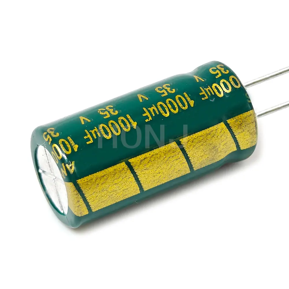 10PCS 35V1000uf 10x20mm Aluminum Electrolytic Capacitor 1000uf35v 35v 1000uf 35V 1000mf 35vdc 1000MFD 35v1000mf 1000mf35v ±20%