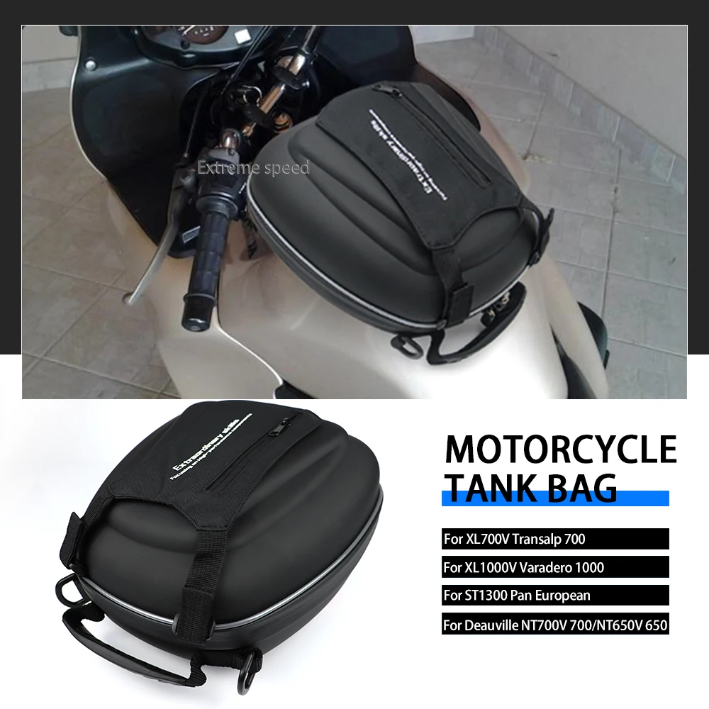 

Tank Bag Hinangin Bag For Honda XL700V XL1000V NT650V NT700V ST1300 Motorcycle Fuel Tank Bags Tool Luggage Bags Quick Release