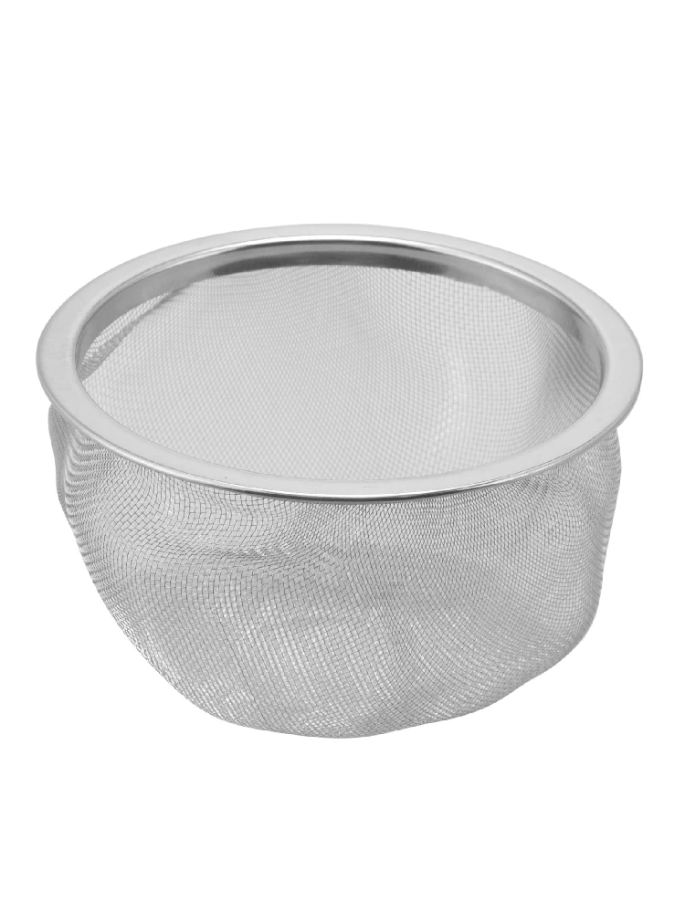 Théière en maille métallique de 80mm de diamètre, panier à épices pour thé et cuir chevelu