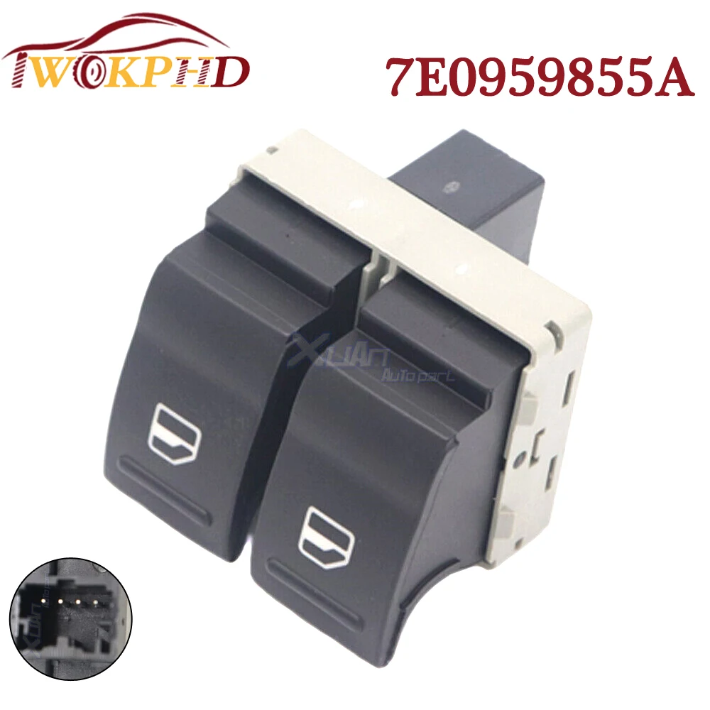 

Переключатель Стеклоподъемника 7E0959855A 7E0959855 для Volkswagen Transporter T5 T6 2005-2014