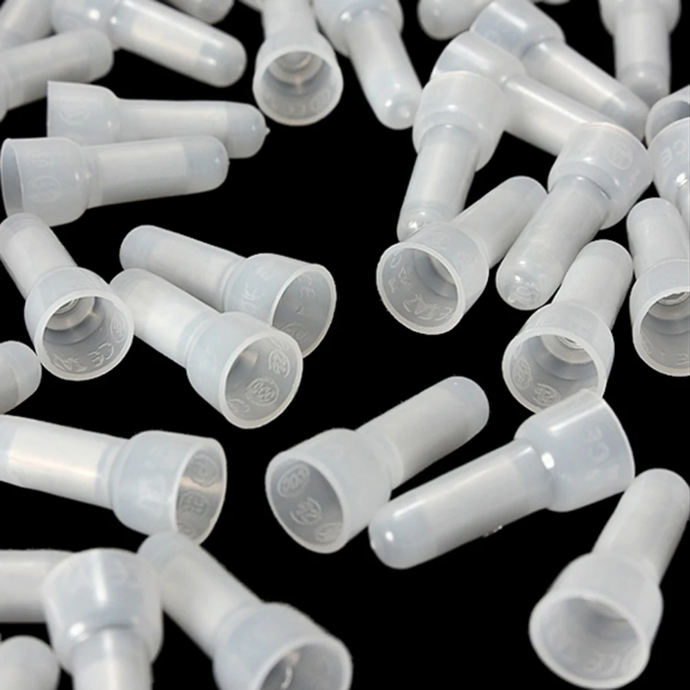 

300Pcs Wire Connectors 12-10 Awg Engineering Plastic Crimp Caps for Electrical Lighting Household Wiring Screw Joint Terminals