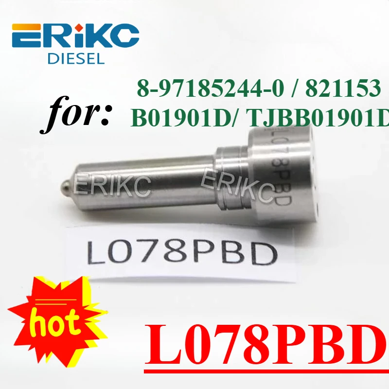 L078PBD B01901D حاقن قضيبي مشترك فوهة L078 PBD البخاخ تلميح لأوبل 8-97185244-0 821153 B01901D TJBB01901D