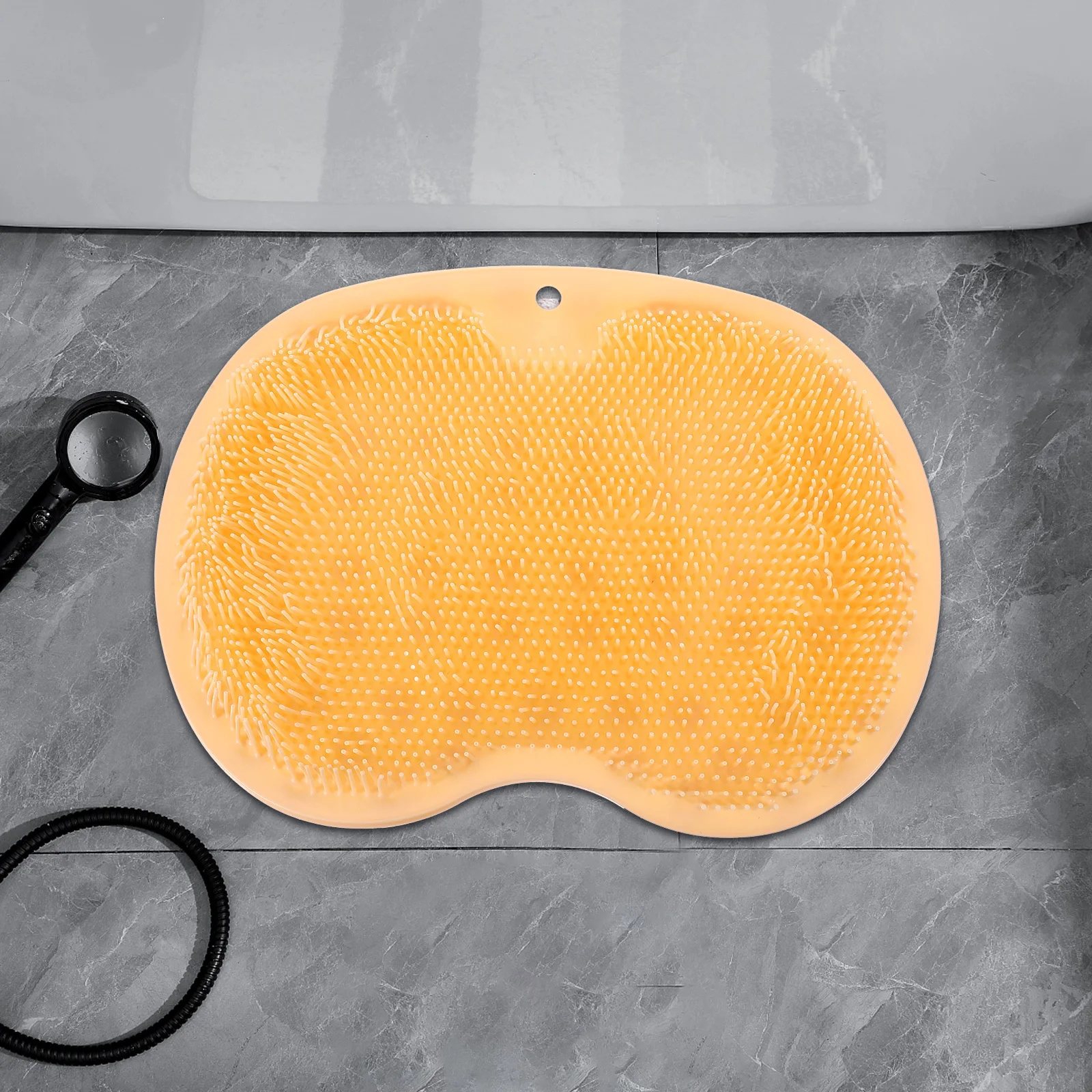 

1pc Suction Cup Massage Pads Mat Shower Foot Scrubber Tpe Massage Pad Dead Skin Removal Bathroom Suction Cup Foot Cleaner