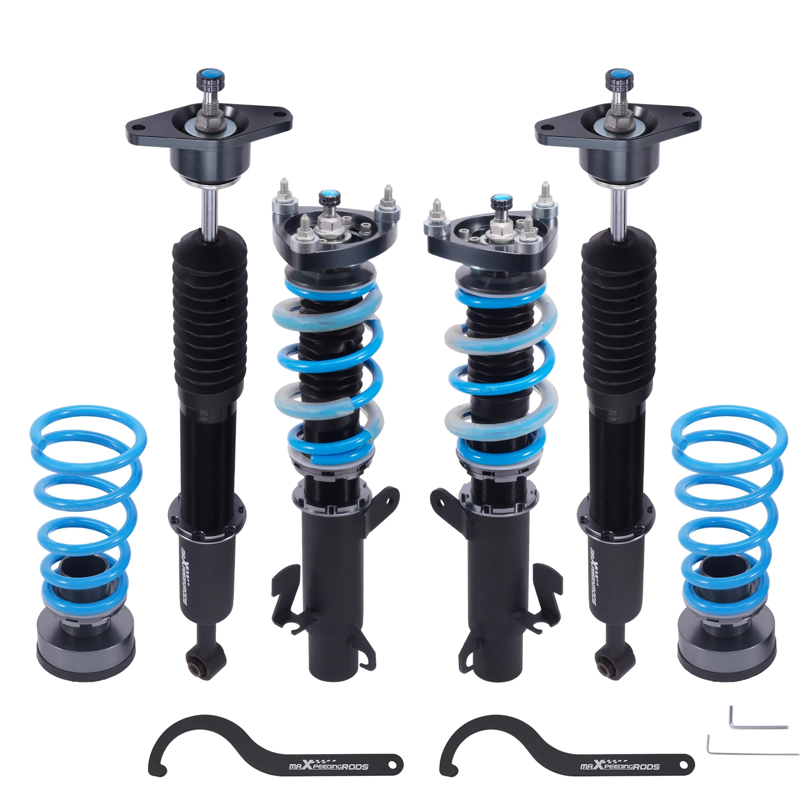 COT6 Coilovers Shocks Suspension Kit for Vo lvo C30 Hatchback S40 Sedan V50 Wagon FWD 2004-2013 Adjustable Shock