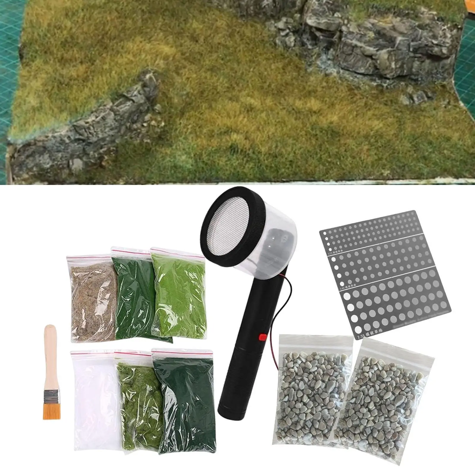 Static Grass Applicator Accessories for Scenery Landscaping Gauge Railway