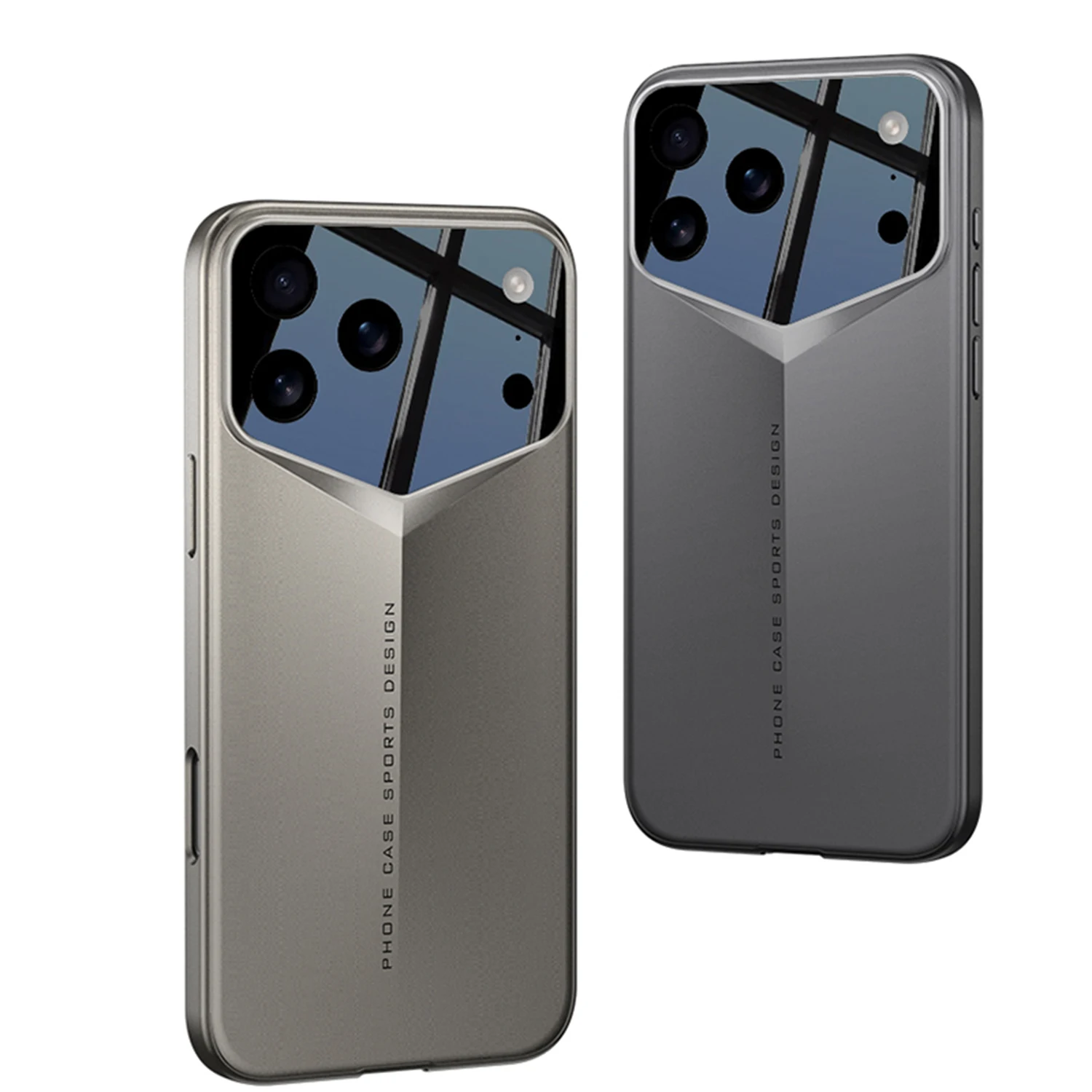 Стильный и технический стильный чехол для телефона с металлическим дизайном и бриллиантами для iPhone 17, 16, 15, 14, 13, 12, 11 Pro Max Plus