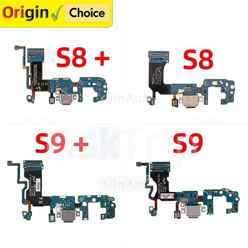 Bottom Dock USB Charger Mic Board Charging Connector Port Flex Cable For Samsung Galaxy S8 S9 Plus + G950U G955U G960U G965U