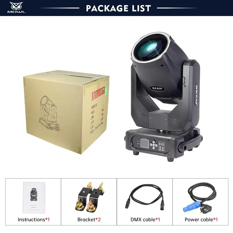 230W 7R Sharpy DMX LED Beam Moving Head Projection Light Factory Direct for DJ Disco Night Club Bar Stage Event Lighting view 2