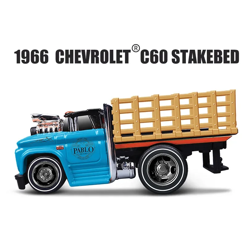 Maisto 1:64 Work Rigs Truck Series Muscle Machines Chevrolet Ford Box Truck Fuel Truck Alloy Luxury Vehicle Toys Model Kids Gift