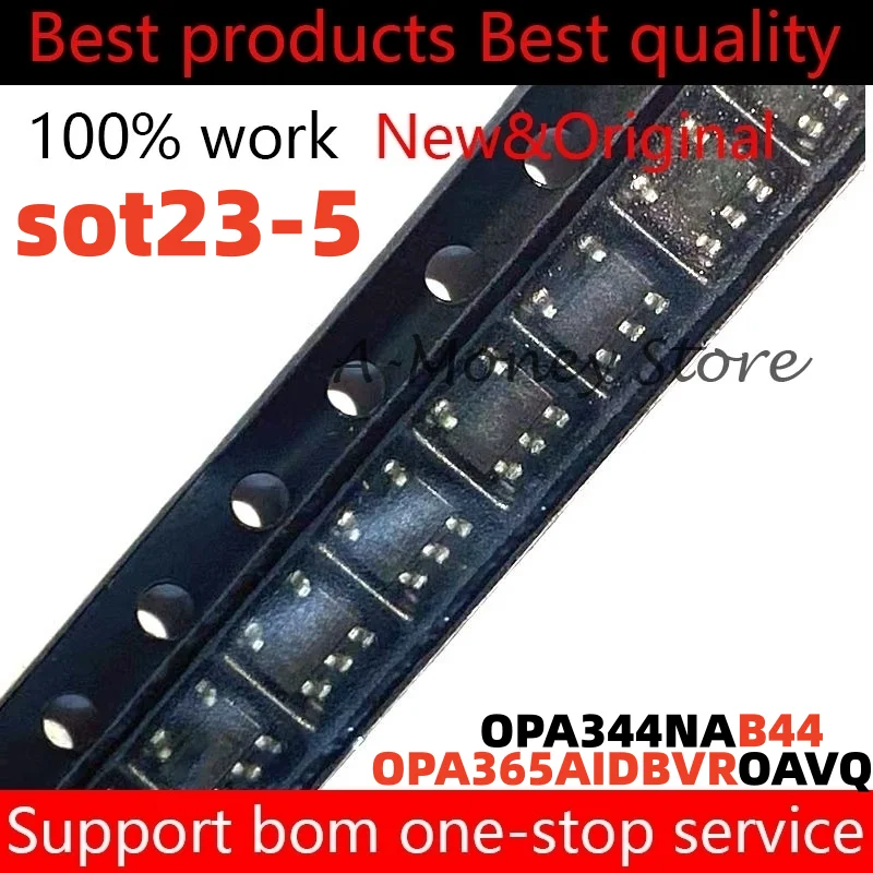 

(10pcs)OPA344 OPA344NA B44 OPA365AIDBVR OPA365AIDBVT OPA365 OAVQ sot23-5