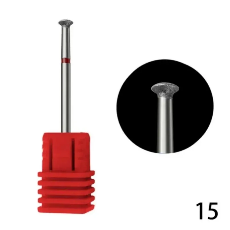 Broca profissional do prego do diamante do carboneto da segurança, cone da chama, pele limpa, inoperante da cutícula, 3/32"