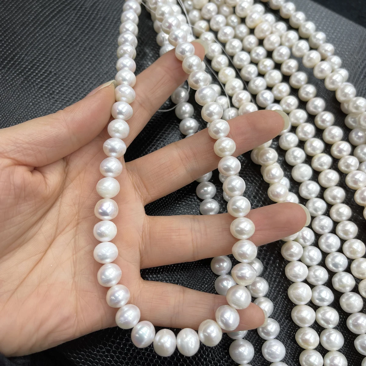9–11mm Edison Near-round Natural Freshwater Pearl Semi-finished Beads for Jewelry Making DIY Necklaces Bracelets and Accessories