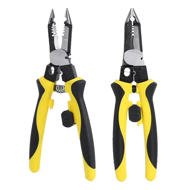 

:Multitool Universal Diagonal Crimping Pliers Needle Nose Pliers Hardware Tools Universal Wire Cutters Electrician Wire Stripper