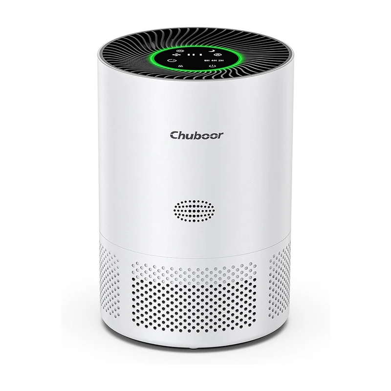 أجهزة تنقية الهواء Chuboor للمنزل H13 True HEPA لغرفة النوم والمطبخ والحمام للكشف عن رائحة حبوب اللقاح والغبار PM2.5