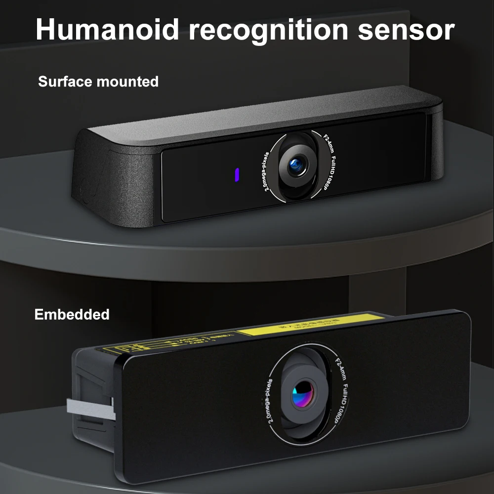 Cámara de puerta automática, Sensor de movimiento, infrarrojo, noche, IR, AI, figura de reconocimiento de cuerpo humano, apertura de puerta automática eléctrica Universal