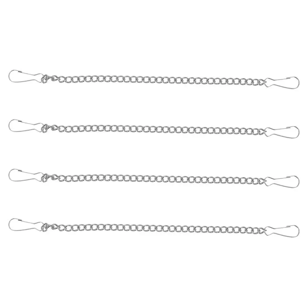 

4pcs Hanging Flag Chain Heavy Duty Plant Swing Hanger Stainless Steel Garden Decorative Metal Planter Basket Holder Outdoor
