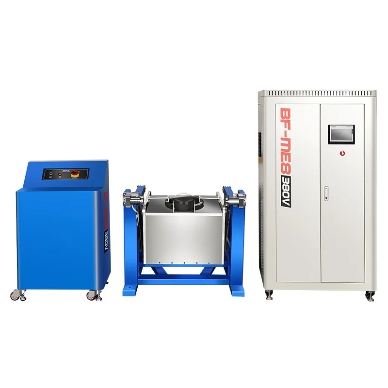 Hydraulischer Kipprefen, große Kapazität, Silber, Kupfer, Aluminiumlegierung, Mittelfrequenz-Induktionsheizgeräte