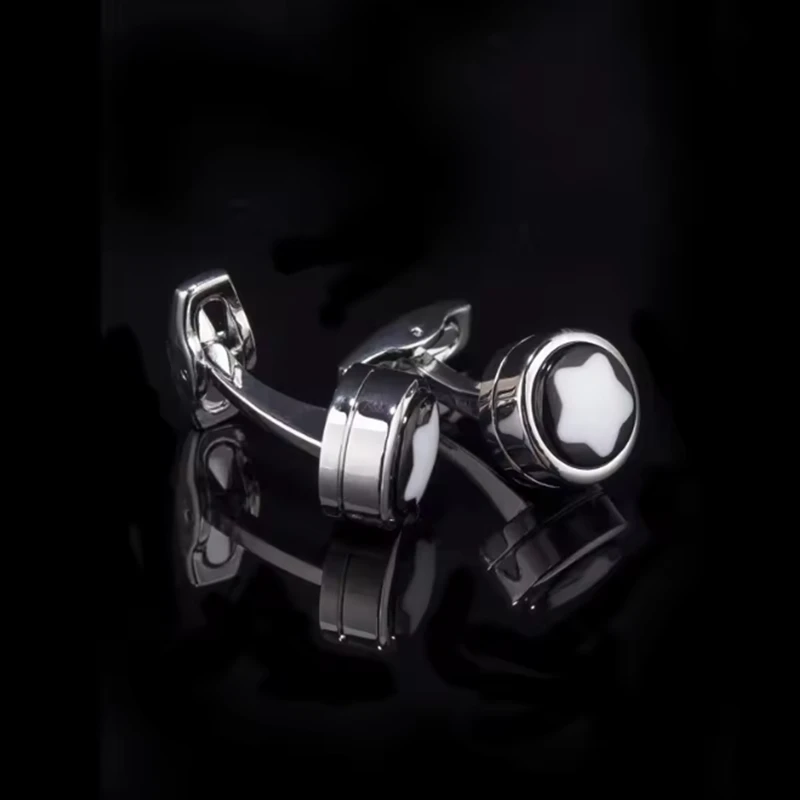 FLEXFIL 1 قطعة أزرار أكمام قميص فاخرة للرجال ماركة أزرار أكمام أزرار أكمام عالية الجودة مستديرة الزفاف abotoaduras مجوهرات Gemelos #5