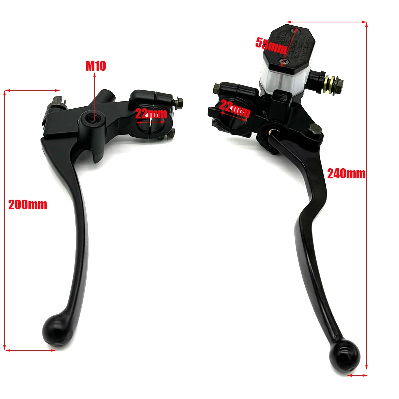 Motorcycle Front Brake Lever Handle Clutch Lever Master Cylinder For Suzuki 125cc GN125 GS125 Clutch Lever