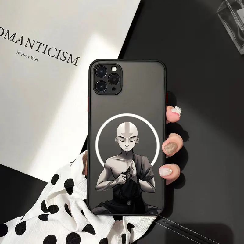 Avatar the Last Airbender Case for iphone 7 8 Plus 12 13 mini 11 12 13 PRO Max XR X XS Max SE 2020 Matte Translucent Case