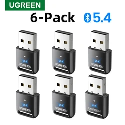 UGREEN-adaptador Dongle USB Bluetooth 5,3 5,4 para PC, altavoz, ratón inalámbrico, teclado, música, receptor de Audio, transmisor