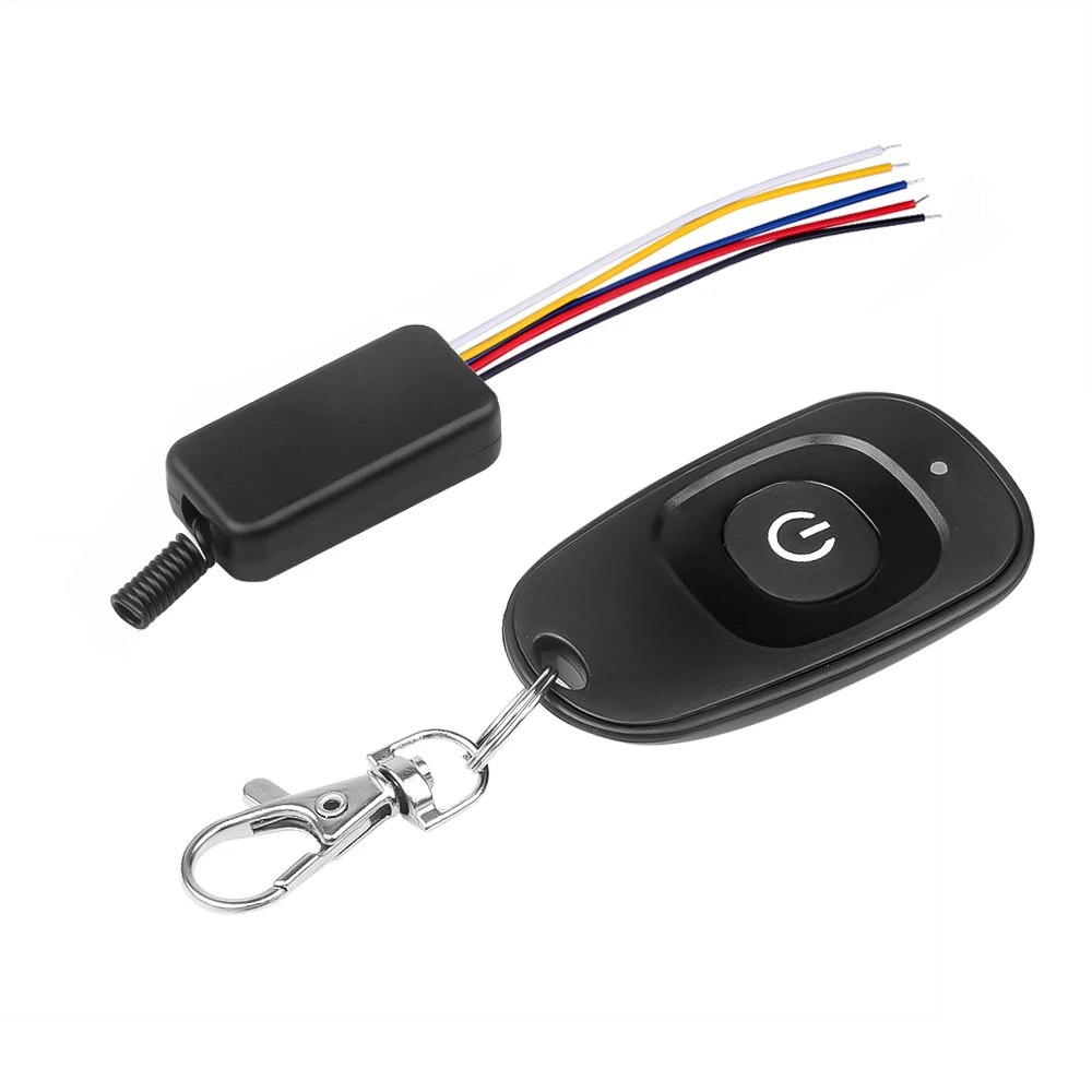 DC5V 6V 9V 12V Mini Relay Remote Control Switch Learning Button ASK 433M