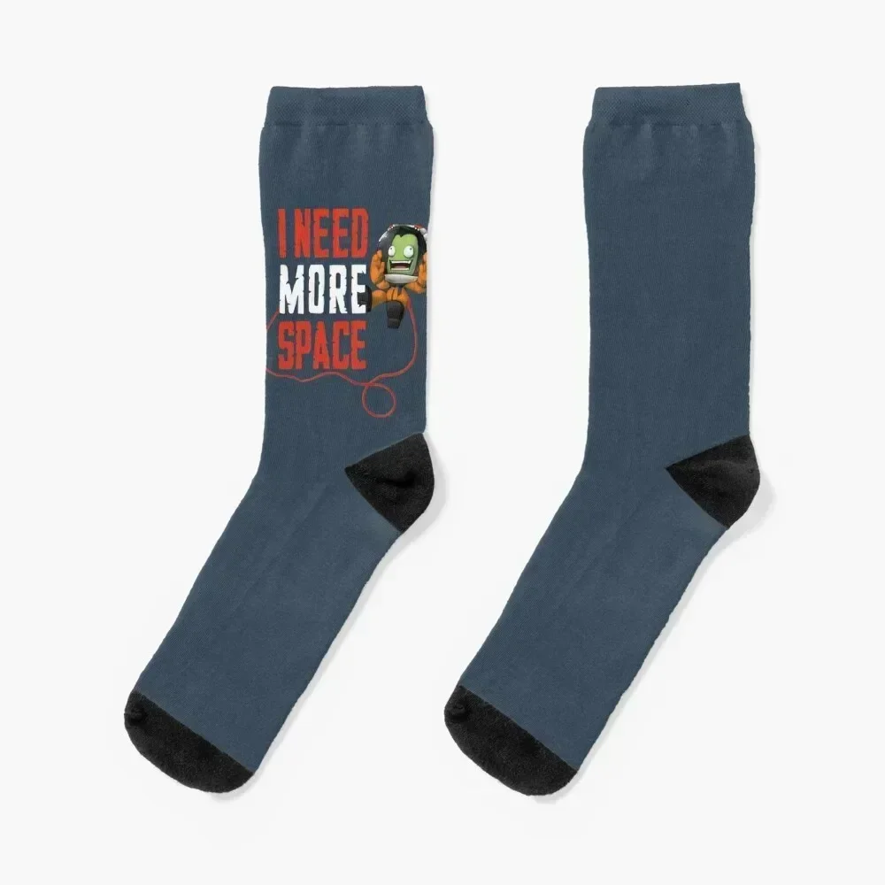 I need my space , kerbal spacecraft program , kerbals , animation movies Gift for Kids Socks funny sock man Women's Socks Men's