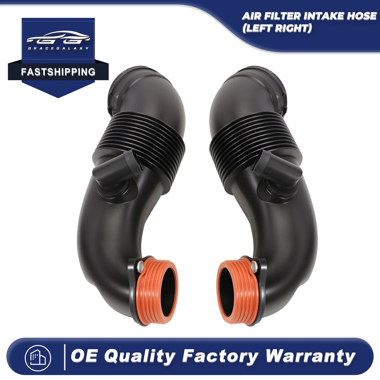 

Пара трубок воздухозаборника двигателя левый + правый 13717638568/13717638569 для BMW X5 F15