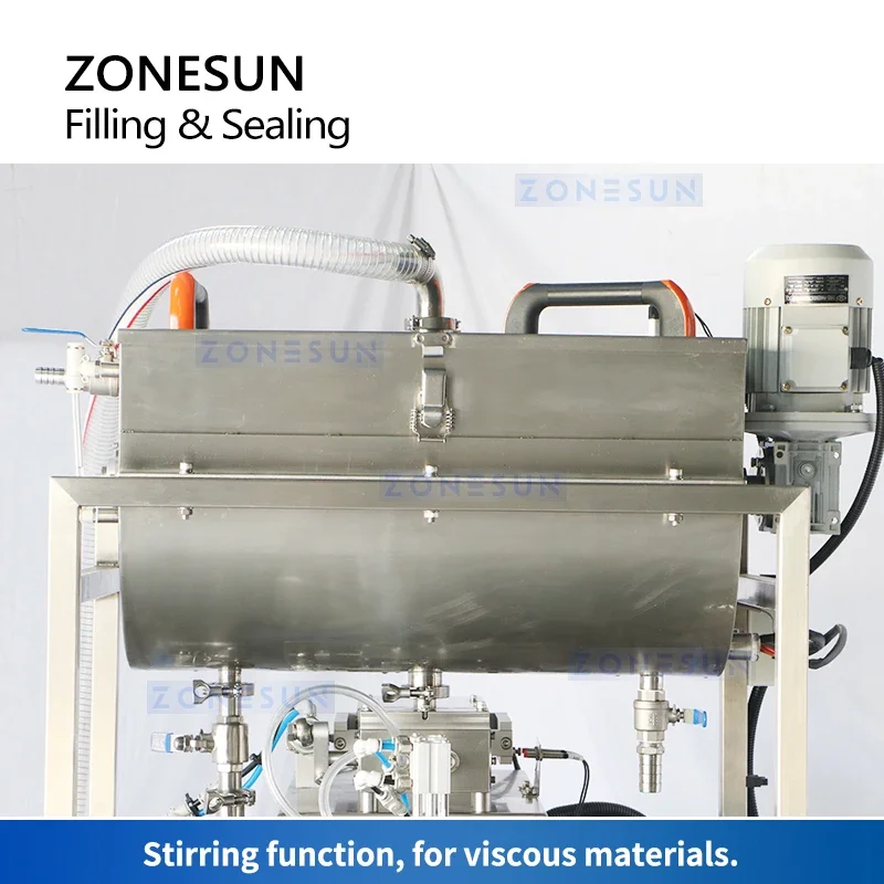 Zonesun máquina automática de enchimento e selagem de pasta, formato vertical, molho vffs, shampoo, equipamento de embalagem ZS-FS500Y-2
