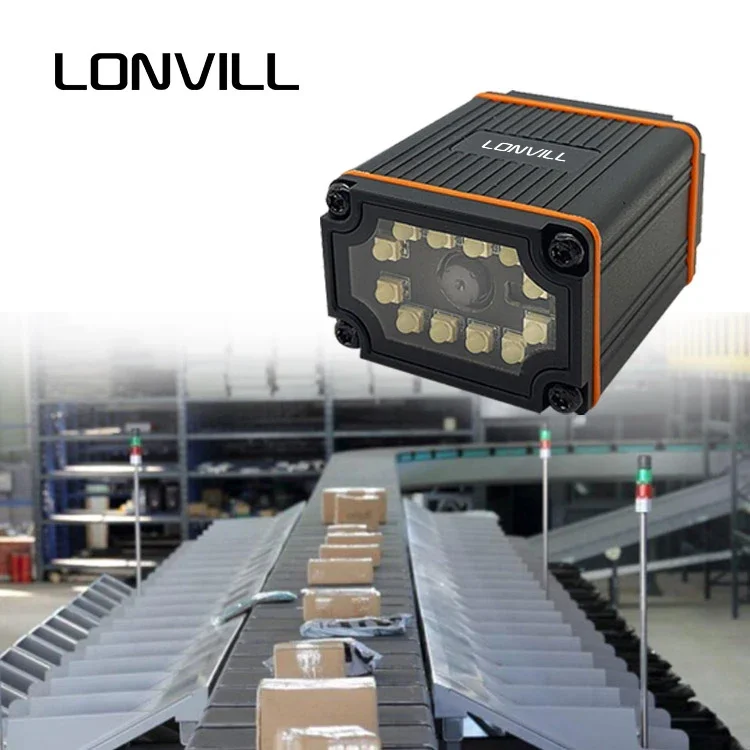 

China Manufacturers Rugged Dustproof Ethernet USB Barcode Reader RS232 Wired Fixed Mount Industrial Qr Code Scanners