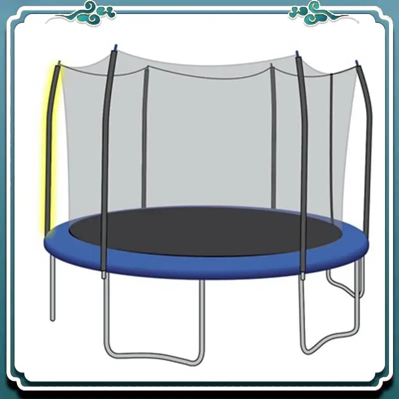 

A65G-Trampoline Protective Net Anti-Fall Trampoline Jumping Pad 6Ft 183Cm Trampoline Protection Guard Replacement Parts