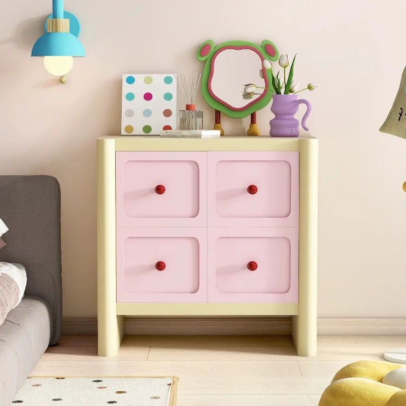 خزائن فرنسية متباينة ممتازة لغرفة المعيشة، خزانة جانبية لغرفة النوم، درج تخزين، خزانة مطلية #5