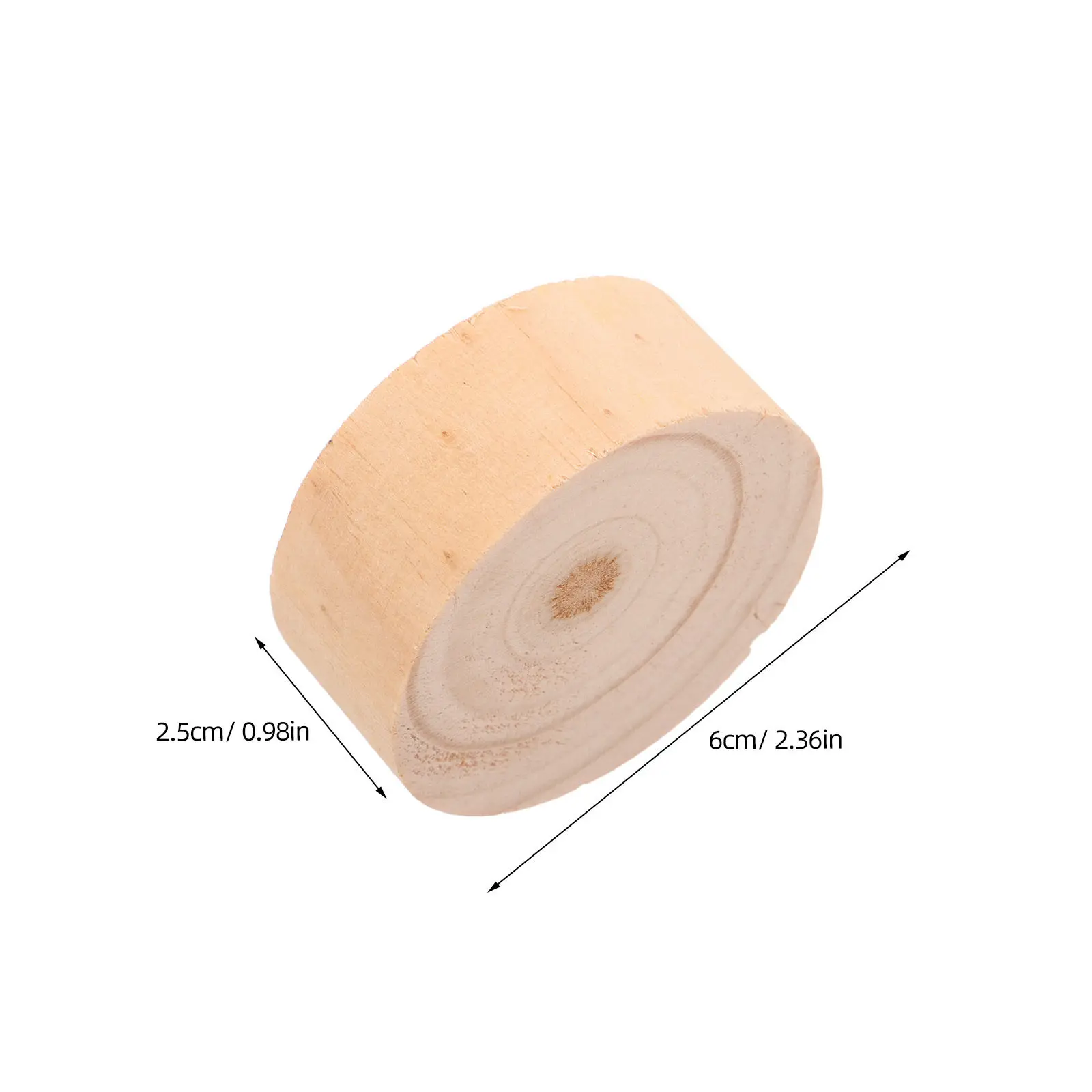 12Pcs Wooden Votive Tea Light Holders Rustic Unfinished Wood Aromatherapy Base Dining Table Centerpiece Decor Farmhouse view 6