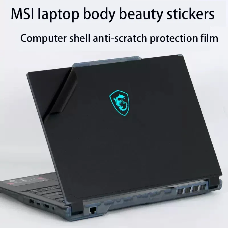 

Для MSI Raider 18 HX A14V/Crosshair 16/17 HX D14VF наклейка на кожу ноутбука Sword 17 HX B14VEKG защитная пленка для компьютера 16 HX B13V