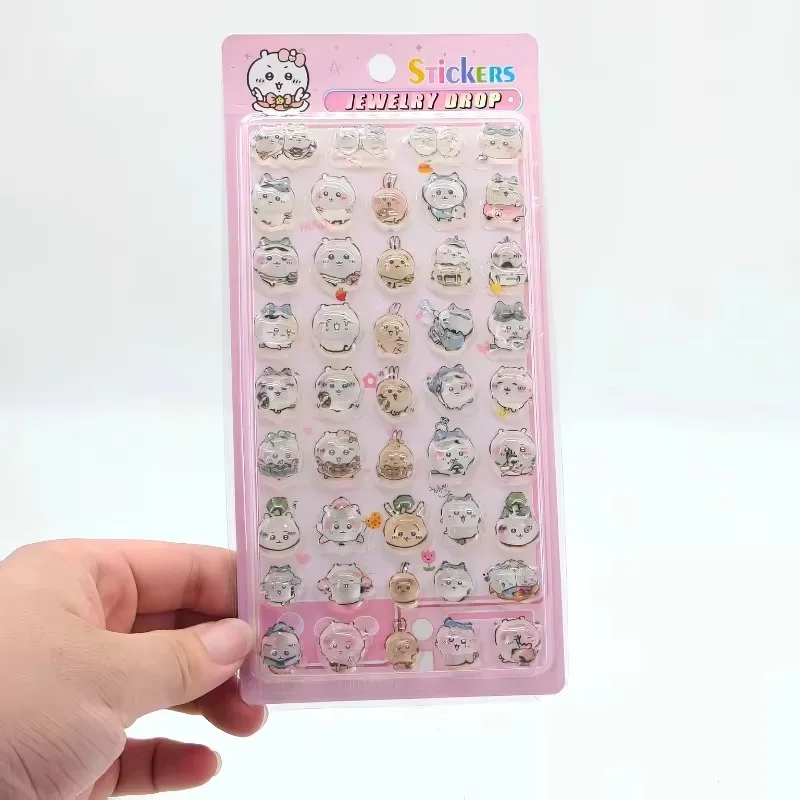 CKW 3D Jelly Crystal Stickers Cute Usagi Hachiware Jiikawa Decals Waterproof Stickers for Phone Case & Scrapbooking view 3