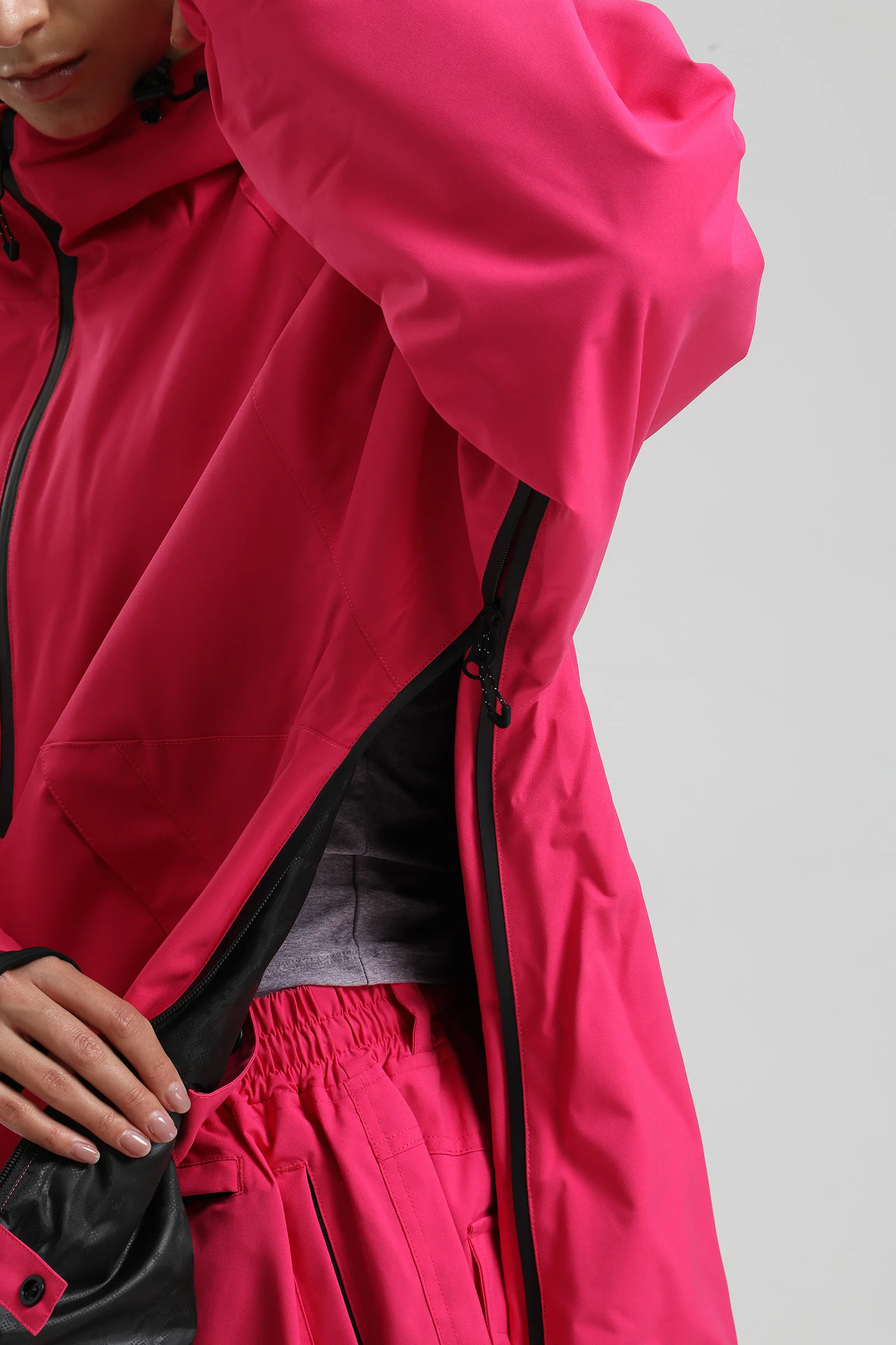 Gsou Snow 2025, neue Unisex-Snowboardjacke, Kapuzenpullover, wasserdicht, atmungsaktiv, lockere Passform, professioneller Skianzug für Männer und Frauen – Detail 29