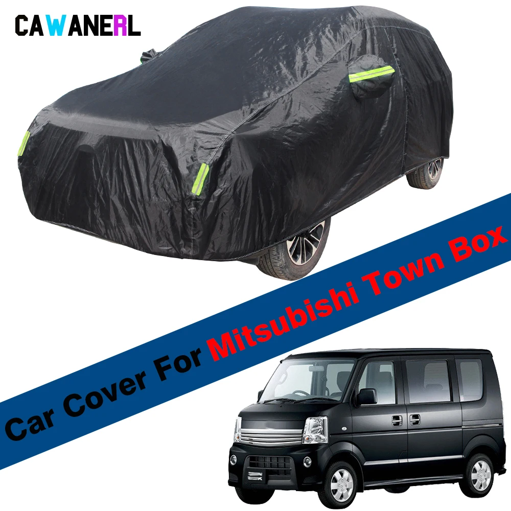 Waterproof Car Cover Auto Summer Anti-UV Sun Shade Winter Rain Snow Resistant Cover Windproof For Mitsubishi Town Box