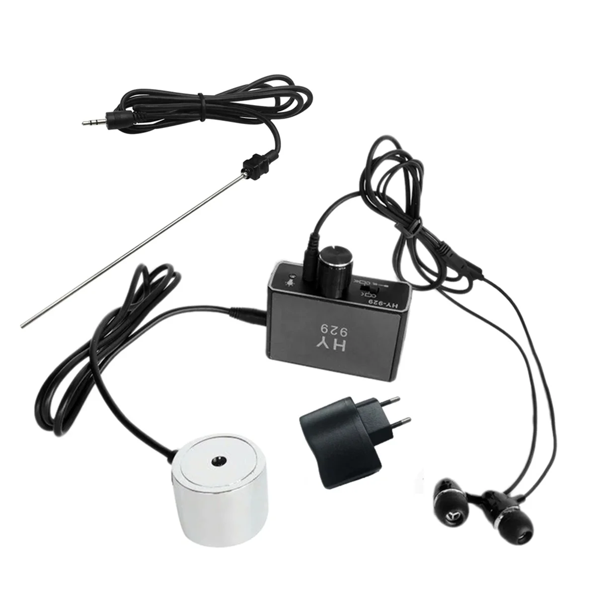 

Retails Underground Water Pipe Leakage Detector Enhanced High Strength Sound Intensifier AC100‑240V for Construction EU Plug