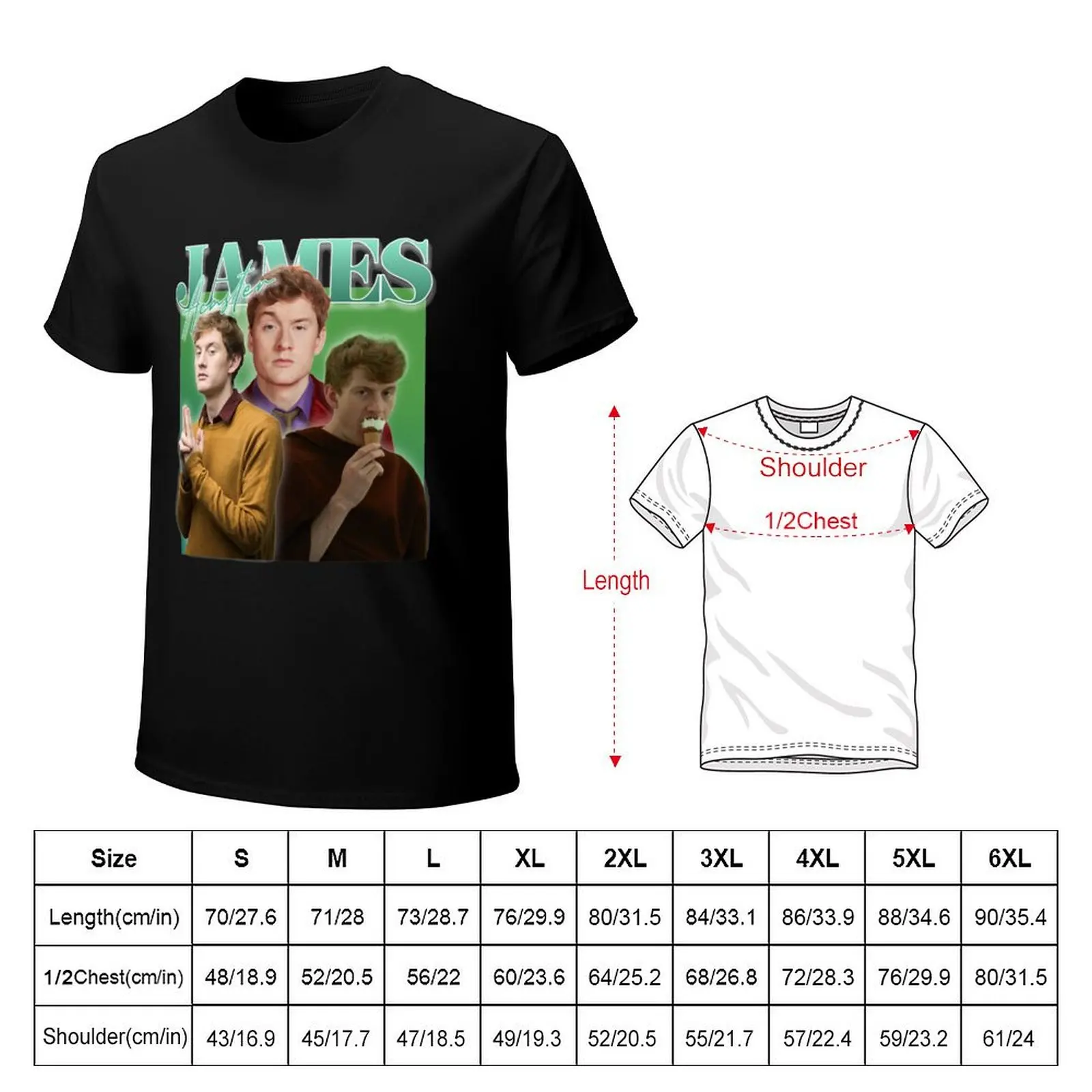 James Acaster T-Shirt Minimalist Graphic Tee Shirt