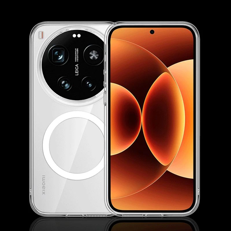 

Чехол для Xiaomi 17 Ultra ELVEV, магнитный, против отпечатков пальцев, жесткий ПК, мягкий ТПУ, ультратонкий защитный чехол для камеры телефона