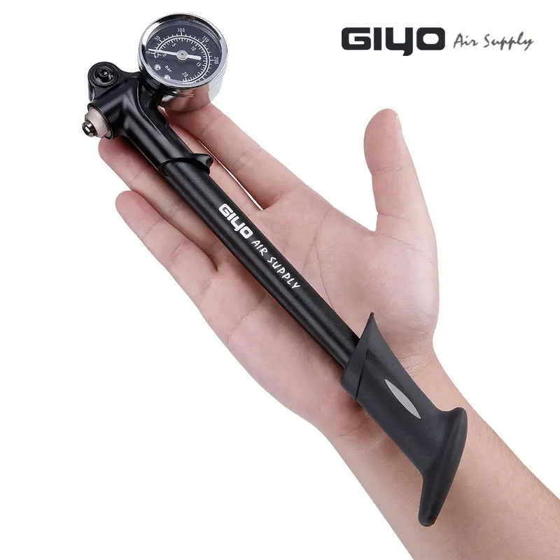 giyo-bike-shock-pump-air-pump-inflator-high-pressure-300-psi-max-for-fork-rear-suspension-lever-lock-on-nozzle-no-air-loss