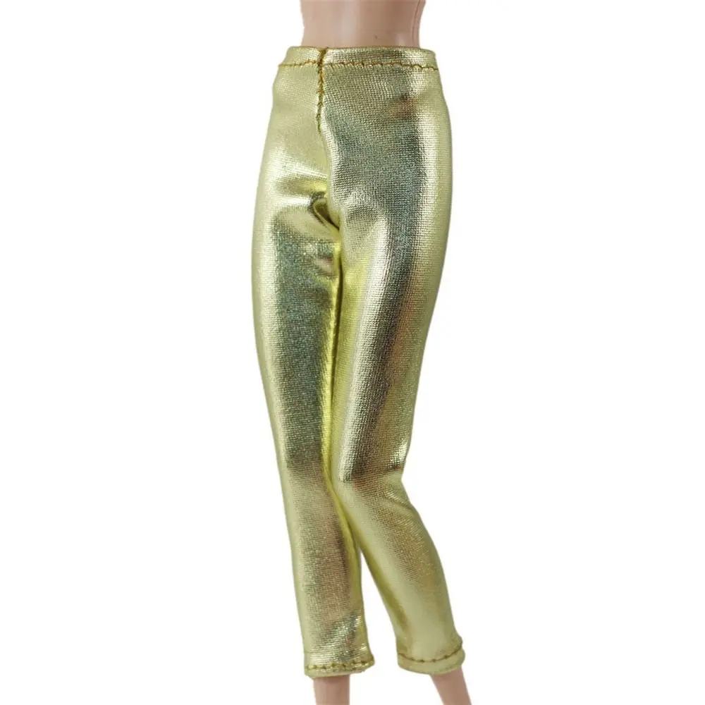 กางเกงยีนส์ลายดอกไม้แฟชั่นเสื้อผ้าลำลองใหม่กางเกงตุ๊กตากางเกงหนัง11.5 "ตุ๊กตา/1/6ตุ๊กตา BJD