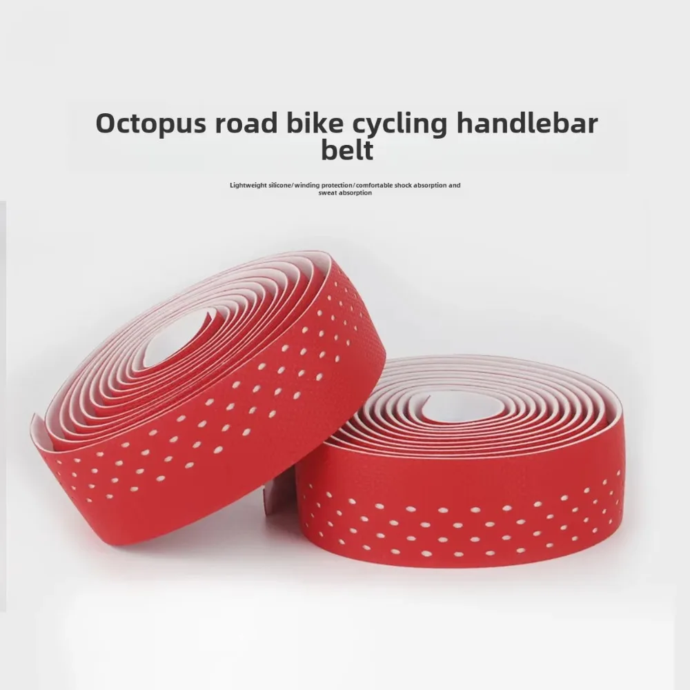 Professional Comfortable Road Bike Handlebar Tape Anti-slip colorful Bicycle Handle Grip Tape Breathable PU Road Bicycle